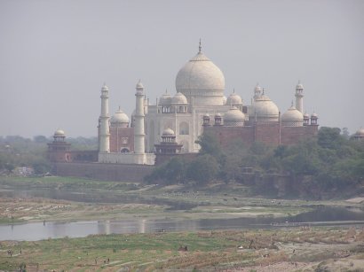 Blick zum Taj Mahal
