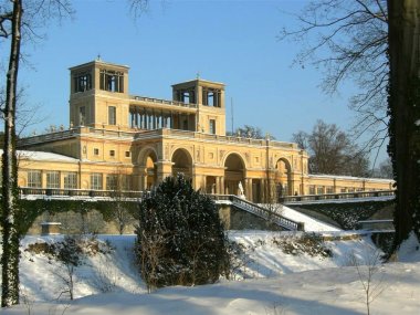 Sichtachse zur Orangerie im Winter - Galerie Potsdam