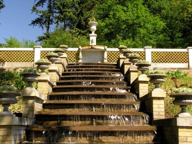 die Wassertreppe im Botanischen Garten Potsdam