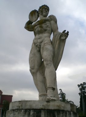 Sportler Statue im Stadio dei Marmi