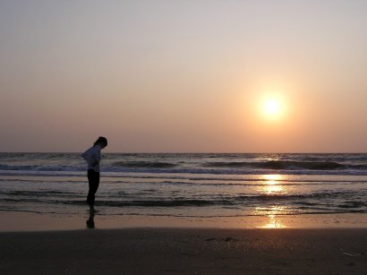 Sonnenuntergang in Goa - Indien -