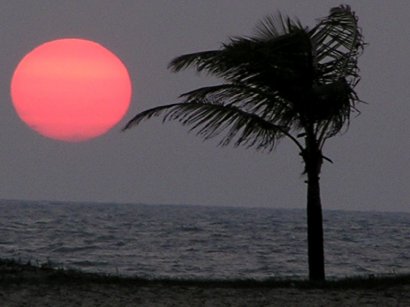 Sonnenuntergang in Goa - Indien -