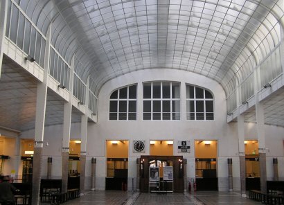 Kassensaal der Wiener Postsparkasse