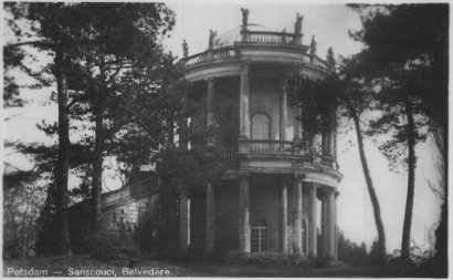 das Belvedere auf dem Klausberg vor 1945