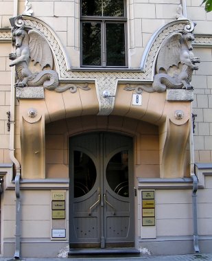 Hauseingang  Riga Neustadt