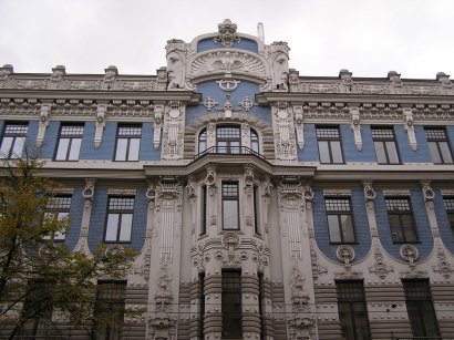 Jugendstil in Vollendung von Michael Eisenstein in der Elizabetes Iela