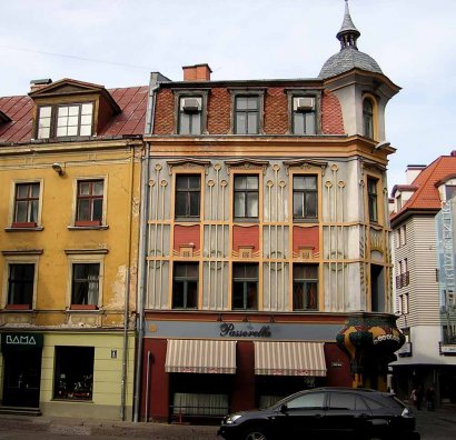 Jugendstilbau in der Rigaer Altstadt