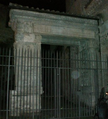 Rom Arco degli Argentarii, leider nur eine Nachtaufnahme