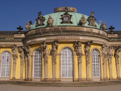 Schloss Sanssouci Detailansicht Mittelbau