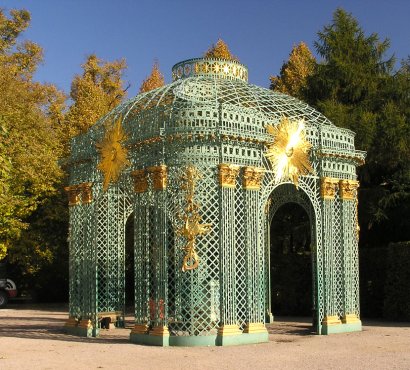 Gitterpavillon am Schloss Sanssouci