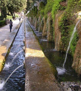 Allee der hundert Brunnen